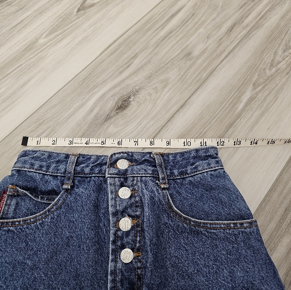 Denim Button-Up Skirt BONGO SZ 5 - Picture 5 of 8